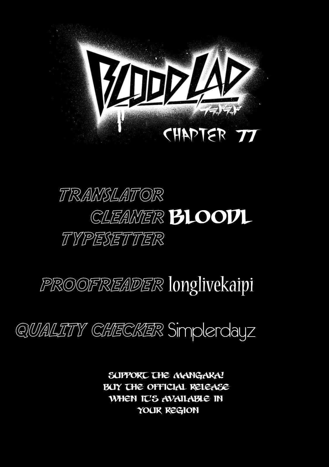 Page 33 Chapter 77 Blood Lad