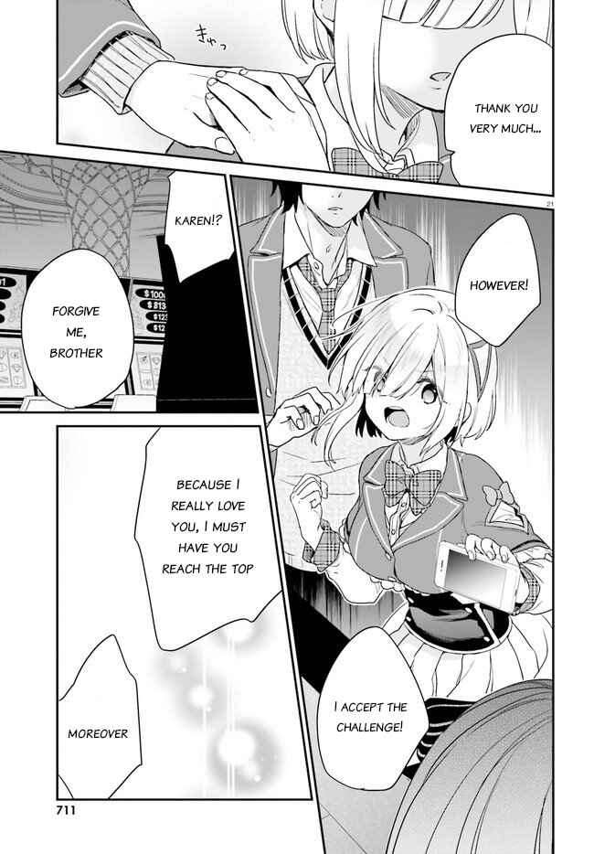Page 21 Chapter 24 Jishou F-Rank no Oniisama ga Game de Hyouka sareru Gakuen no Chouten ni Kunrin suru Sou desu yo?