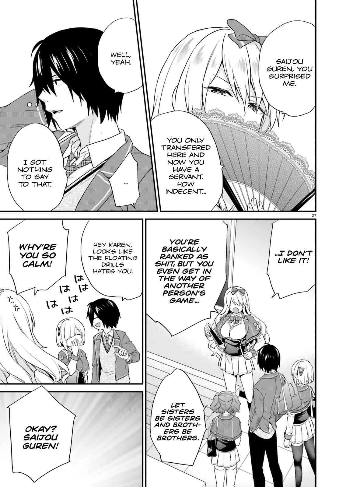 Page 27 Chapter 3 Jishou F-Rank no Oniisama ga Game de Hyouka sareru Gakuen no Chouten ni Kunrin suru Sou desu yo?