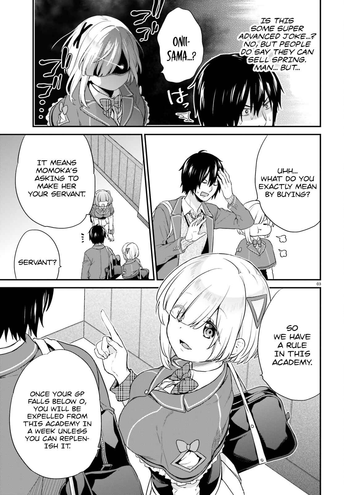 Page 3 Chapter 3 Jishou F-Rank no Oniisama ga Game de Hyouka sareru Gakuen no Chouten ni Kunrin suru Sou desu yo?