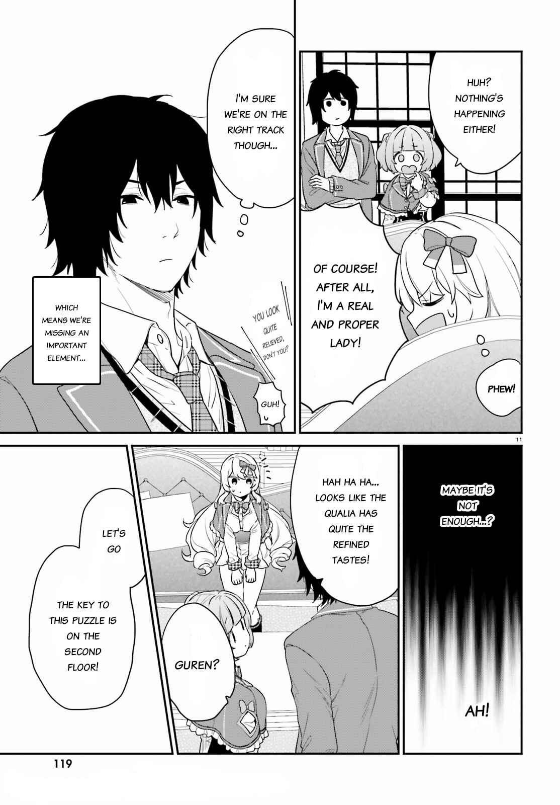 Page 11 Chapter 34 Jishou F-Rank no Oniisama ga Game de Hyouka sareru Gakuen no Chouten ni Kunrin suru Sou desu yo?