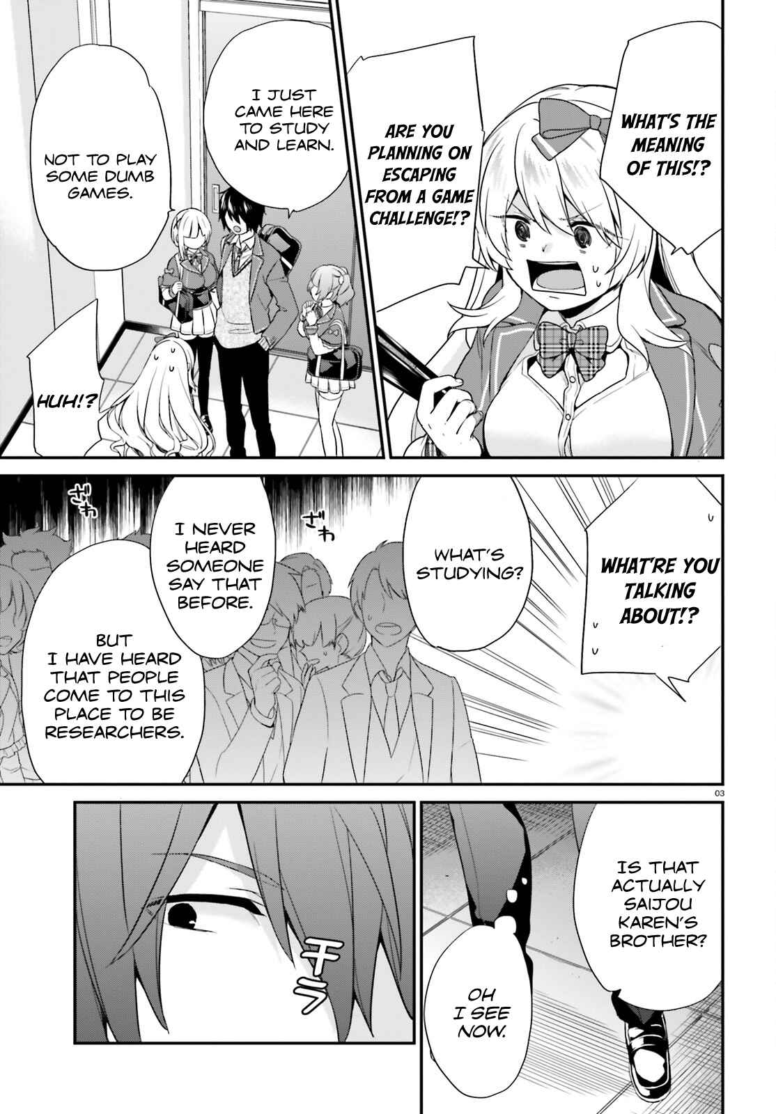 Page 3 Chapter 4 Jishou F-Rank no Oniisama ga Game de Hyouka sareru Gakuen no Chouten ni Kunrin suru Sou desu yo?