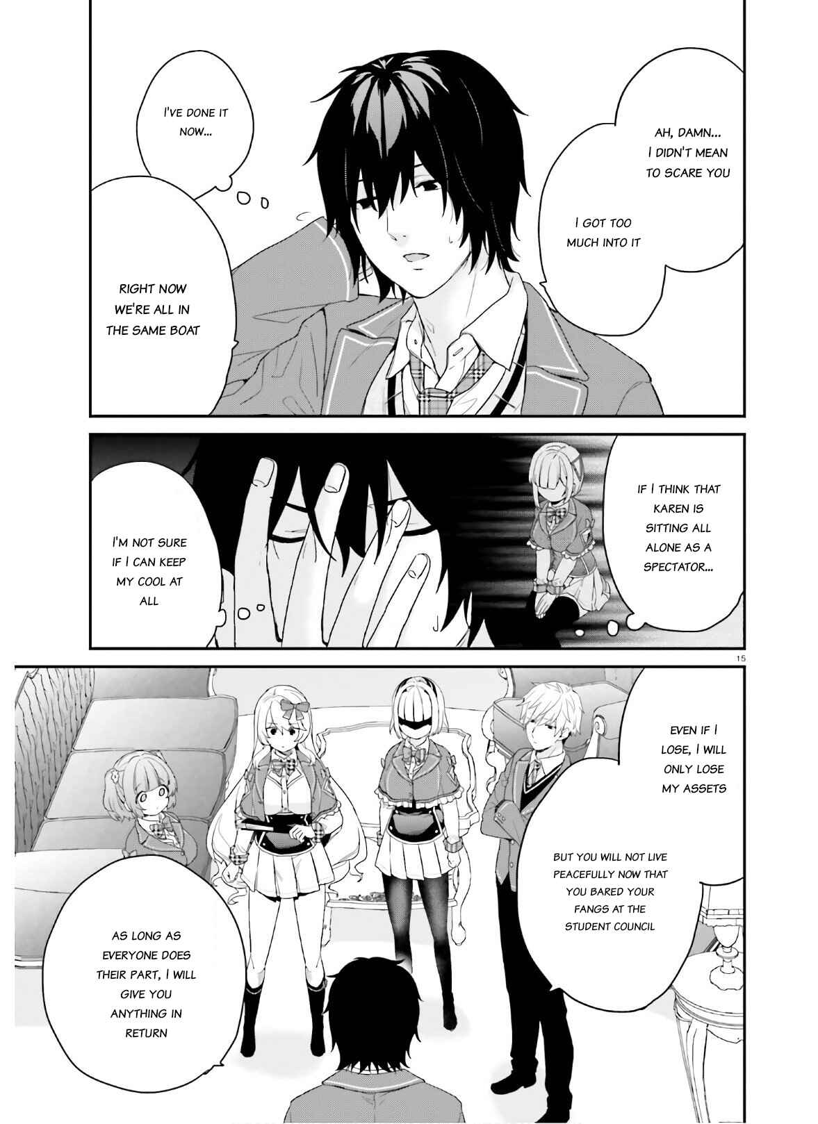 Page 15 Chapter 28 Jishou F-Rank no Oniisama ga Game de Hyouka sareru Gakuen no Chouten ni Kunrin suru Sou desu yo?