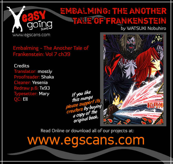 Page 1 Chapter 39 Embalming: The Another Tale of Frankenstein