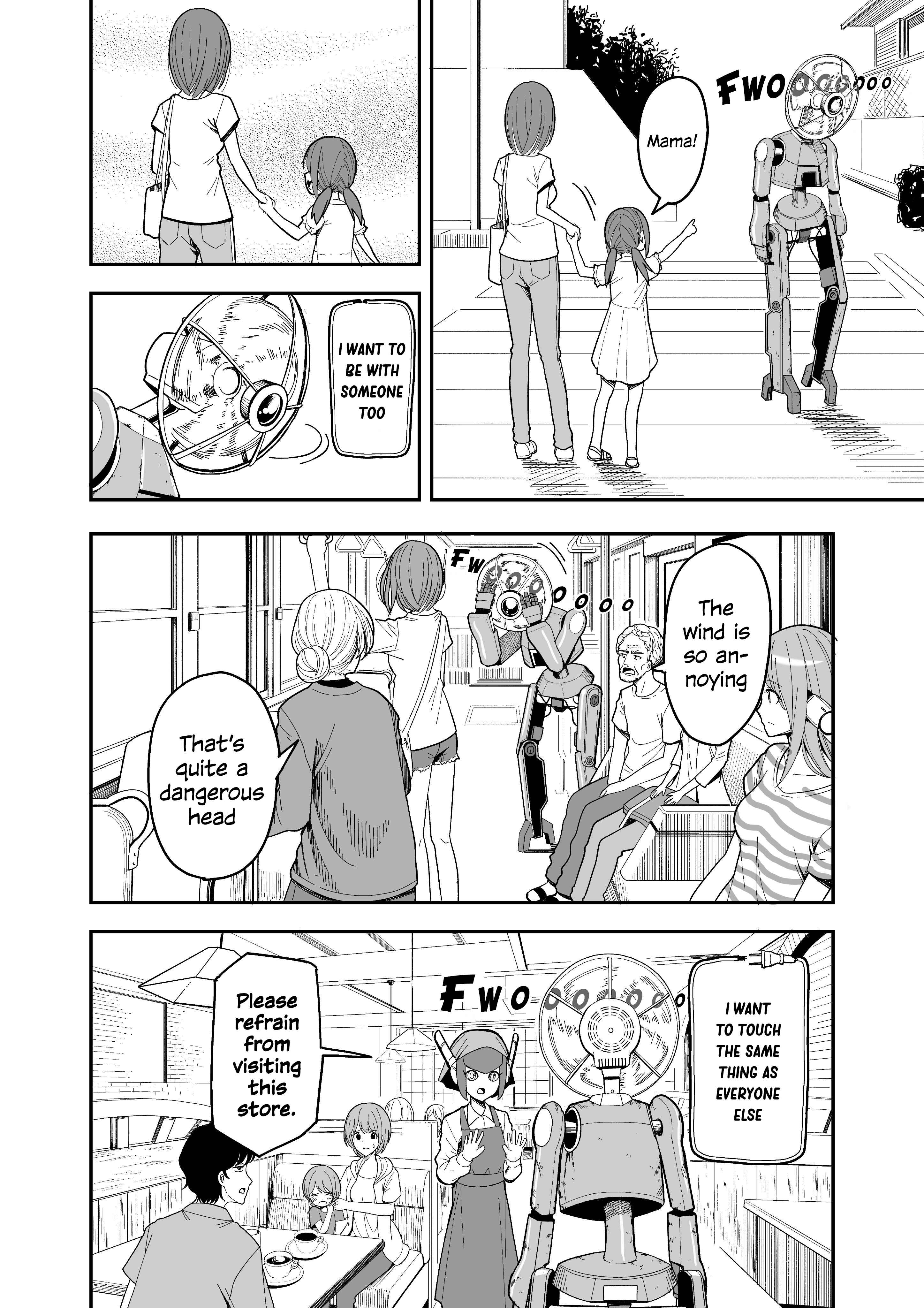Page 2 Chapter Unknown_396f Fan Robot Hated by Everyone Brings a Gyaru Back to Life