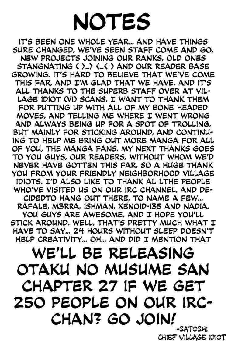 Page 23 Chapter 26 Otaku no Musume-san