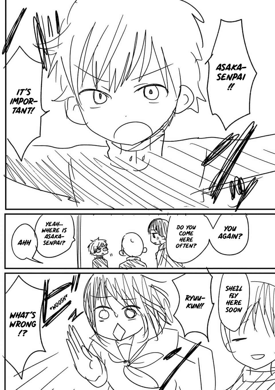 Page 4 Chapter 1.5 Oredake ni Kamatte Maka-senpai