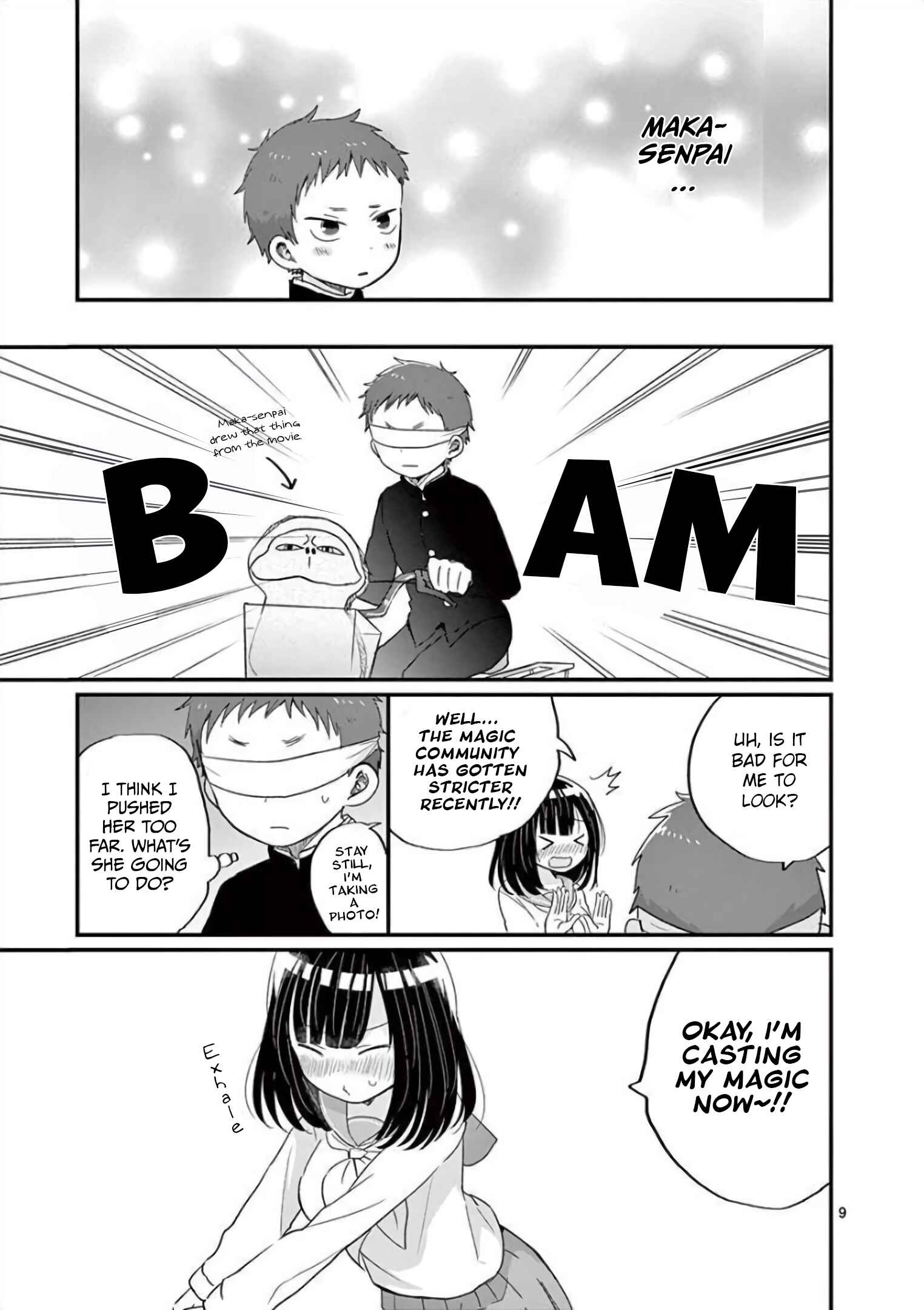 Page 9 Chapter 5 Oredake ni Kamatte Maka-senpai