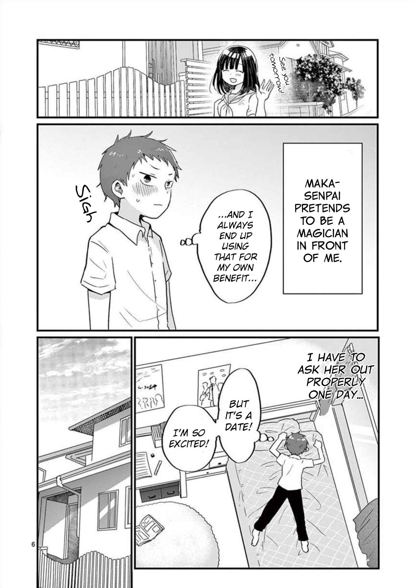 Page 8 Chapter 10 Oredake ni Kamatte Maka-senpai