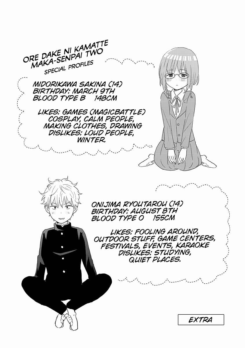Page 25 Chapter 19.5 Oredake ni Kamatte Maka-senpai