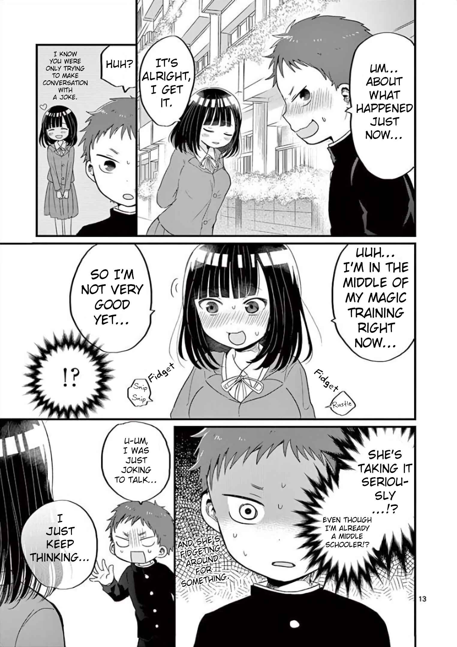 Page 13 Chapter 4 Oredake ni Kamatte Maka-senpai