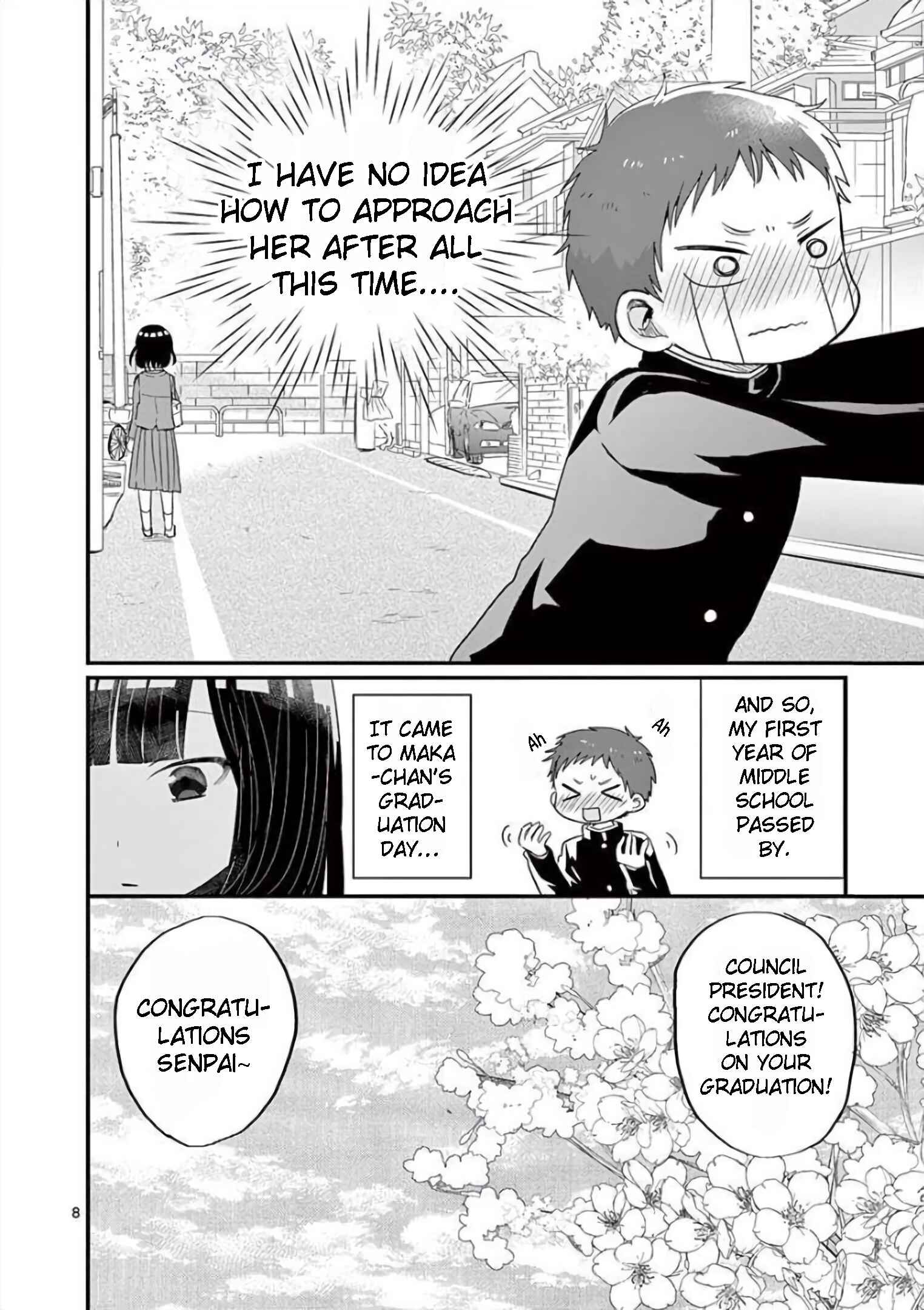Page 8 Chapter 4 Oredake ni Kamatte Maka-senpai
