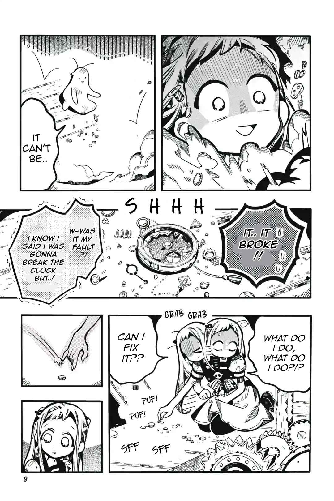 Page 9 Chapter 123 Jibaku Shounen: Hanako-kun