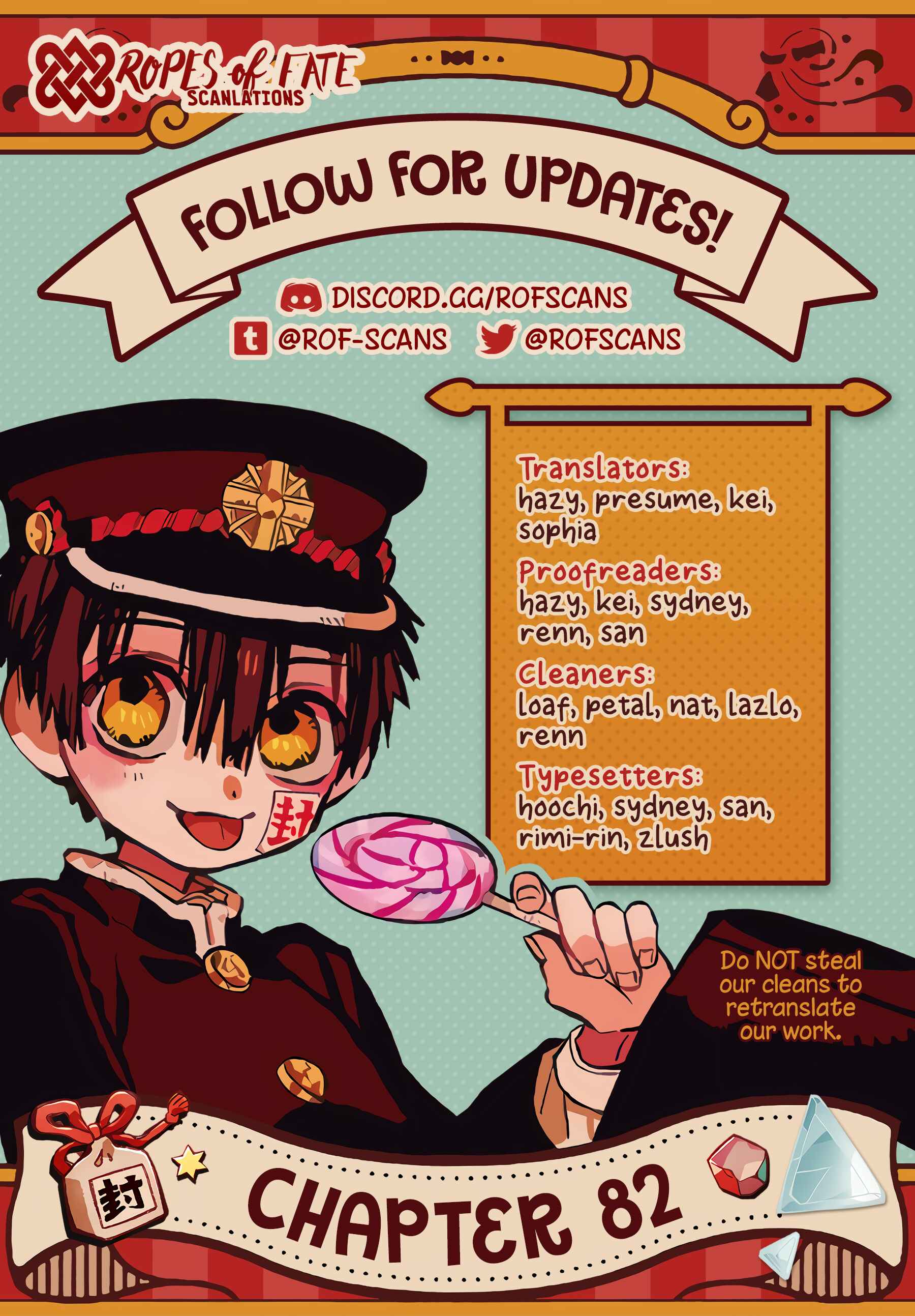 Page 1 Chapter 82 Jibaku Shounen: Hanako-kun