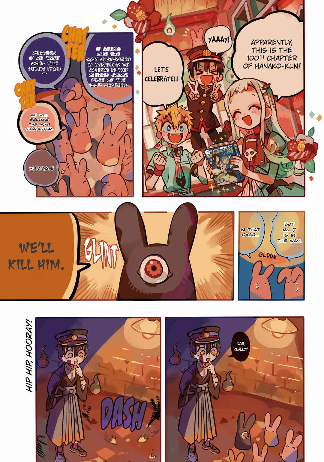 Page 2 Chapter 100 Jibaku Shounen: Hanako-kun