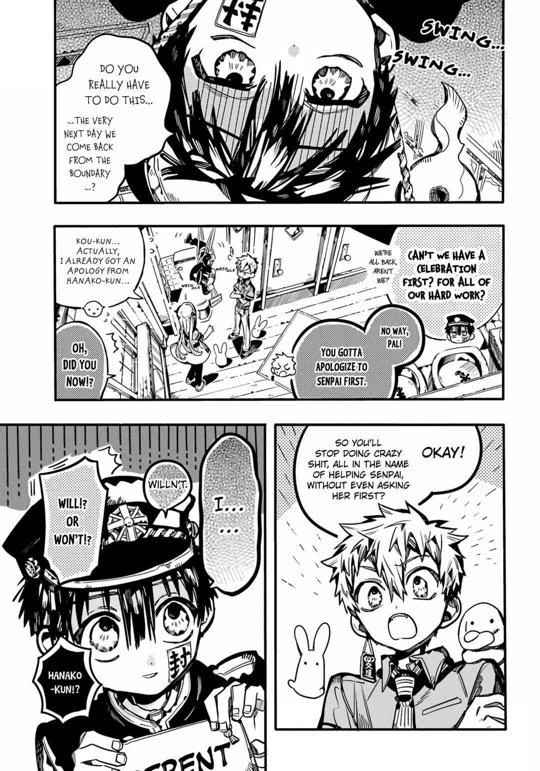 Page 4 Chapter 96 Jibaku Shounen: Hanako-kun