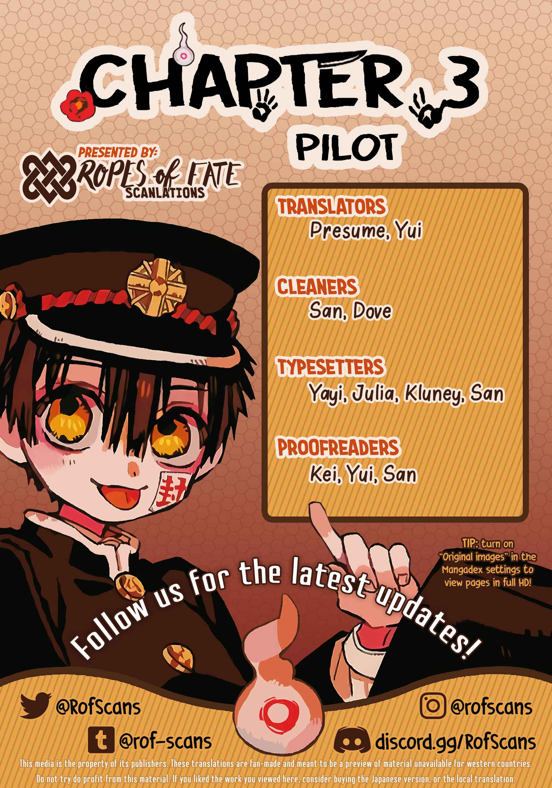 Page 1 Chapter 3 Jibaku Shounen: Hanako-kun