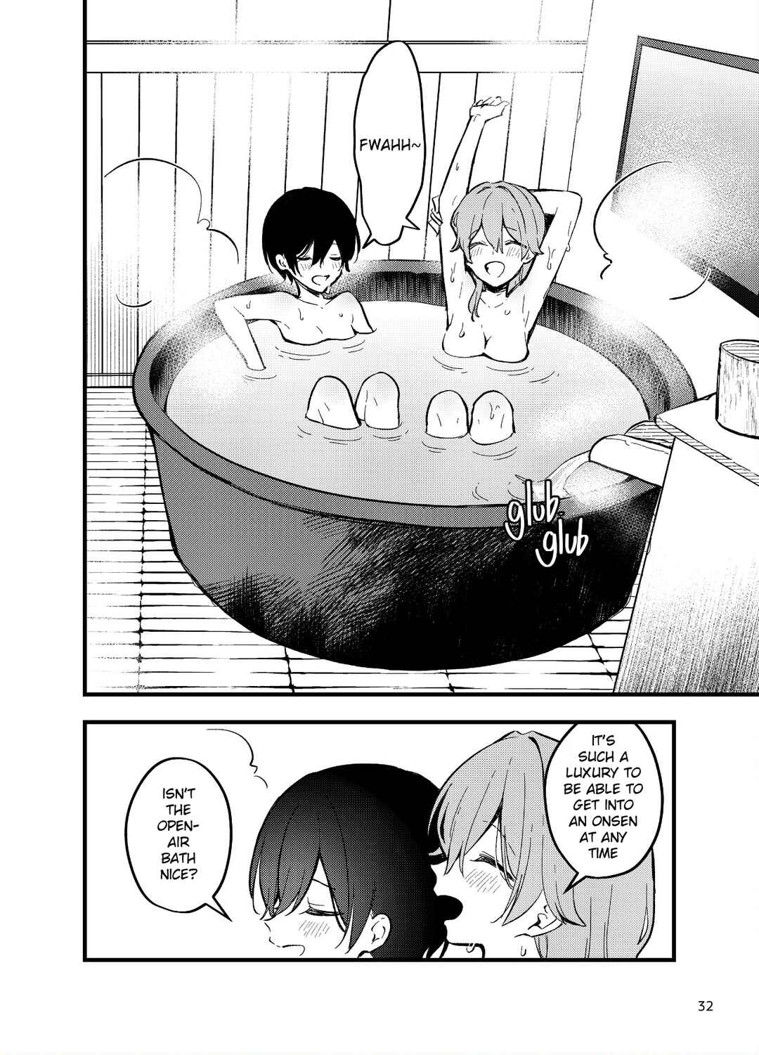 Page 32 Chapter Unknown_5efb Zenbu Kimi no Sei - Otoko ni mo Onna ni mo Naru Couple ga Onsen Ryokou no Tsumori de LoveHo ni Iku Hanashi (Doujinshi)