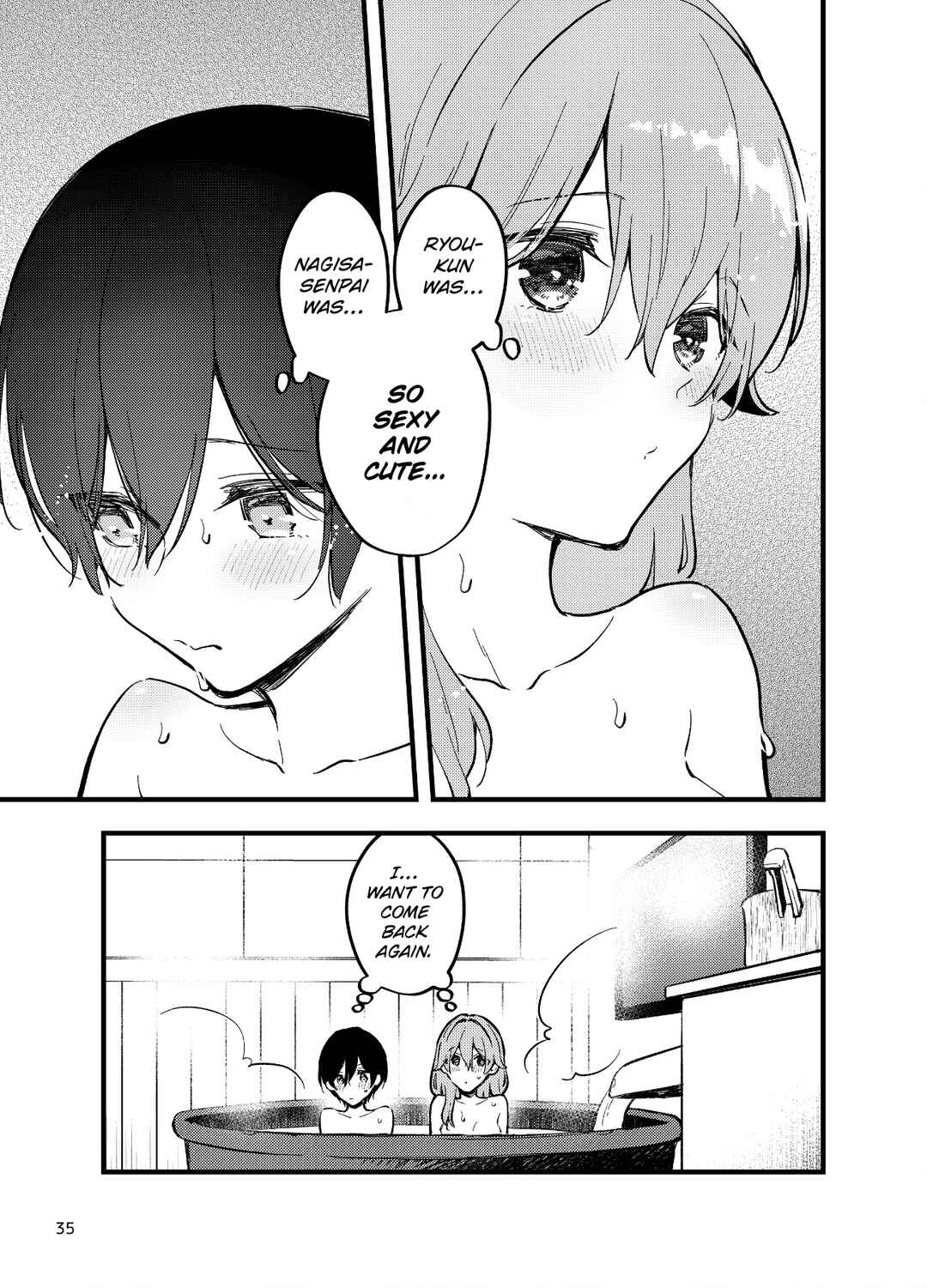 Page 35 Chapter Unknown_5efb Zenbu Kimi no Sei - Otoko ni mo Onna ni mo Naru Couple ga Onsen Ryokou no Tsumori de LoveHo ni Iku Hanashi (Doujinshi)
