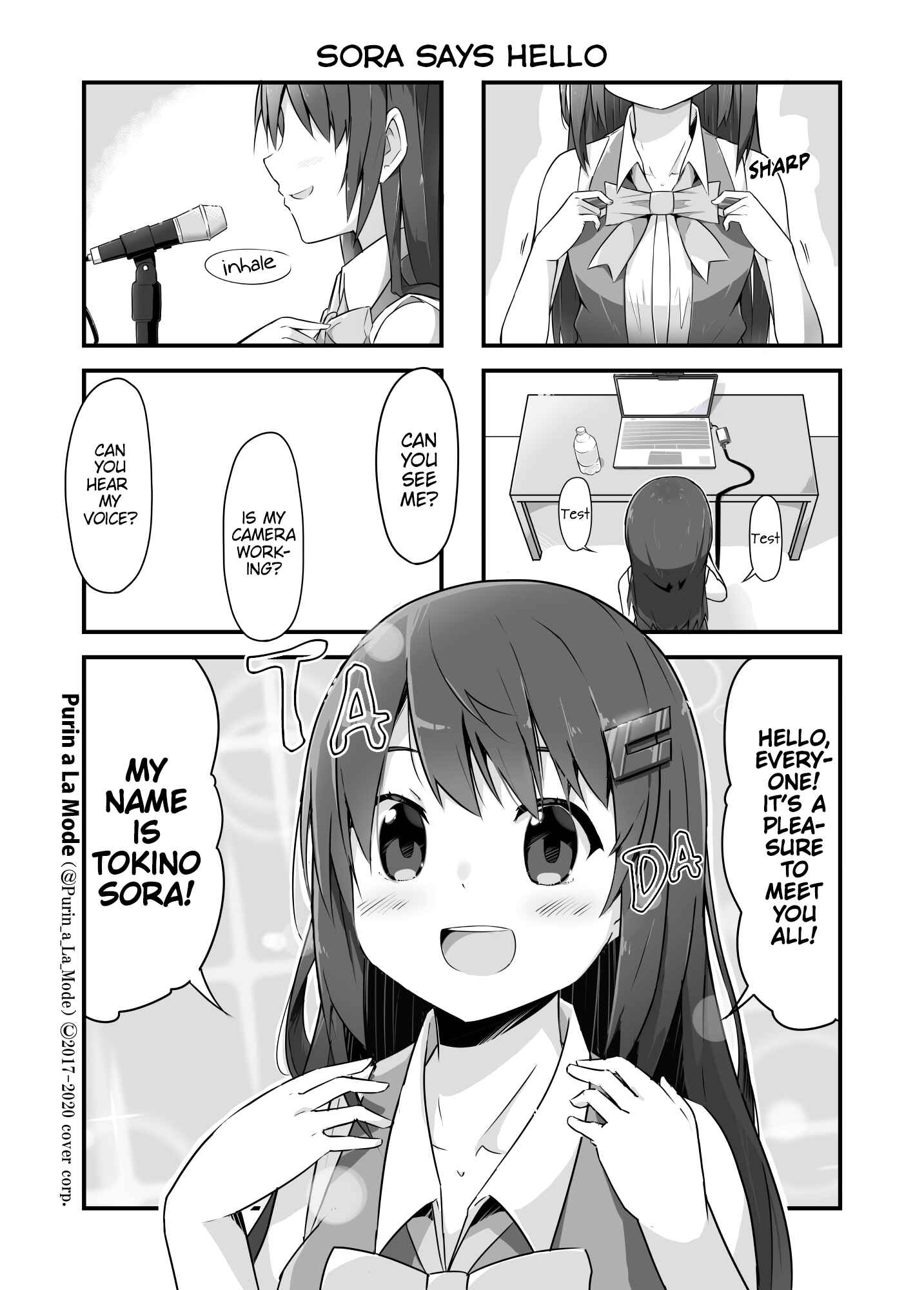 Page 1 Chapter 1 Hololive - Tokino Sora Record