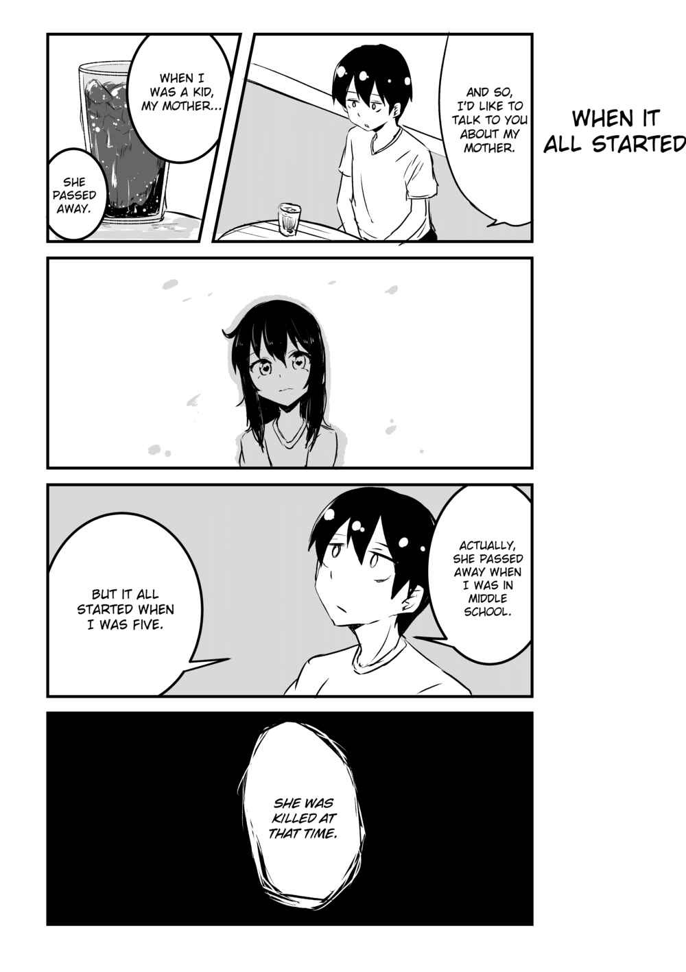 Page 1 Chapter 90 A Story About Wanting to Commit Suicide, but Its Scary so I Find a Yandere Girl to Kill Me, but It Doesnt Work