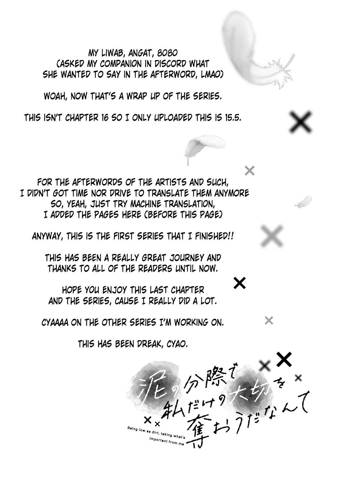 Page 37 Chapter 15.5 Doro no Bunzai de Watashi dake no Taisetsu wo Ubaouda Nante