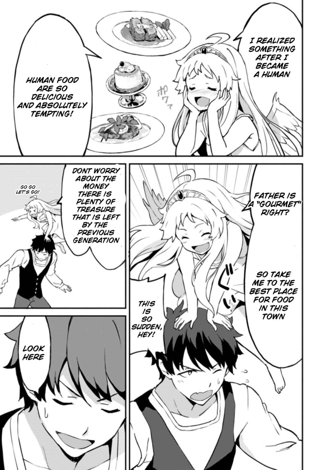 Page 28 Chapter 25 Taberu Dake de Level-Up! Damegami to Issho ni Isekai Musou