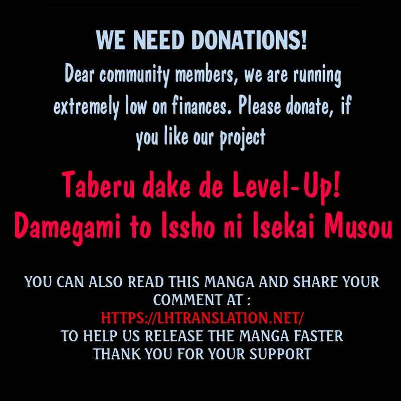 Page 30 Chapter 2 Taberu Dake de Level-Up! Damegami to Issho ni Isekai Musou