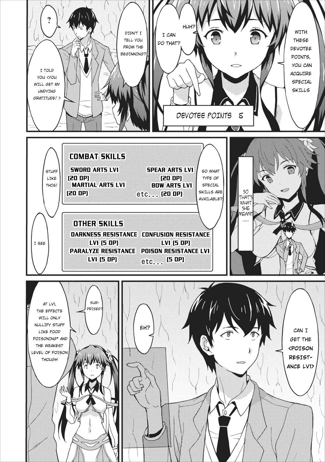 Page 25 Chapter 1 Taberu Dake de Level-Up! Damegami to Issho ni Isekai Musou