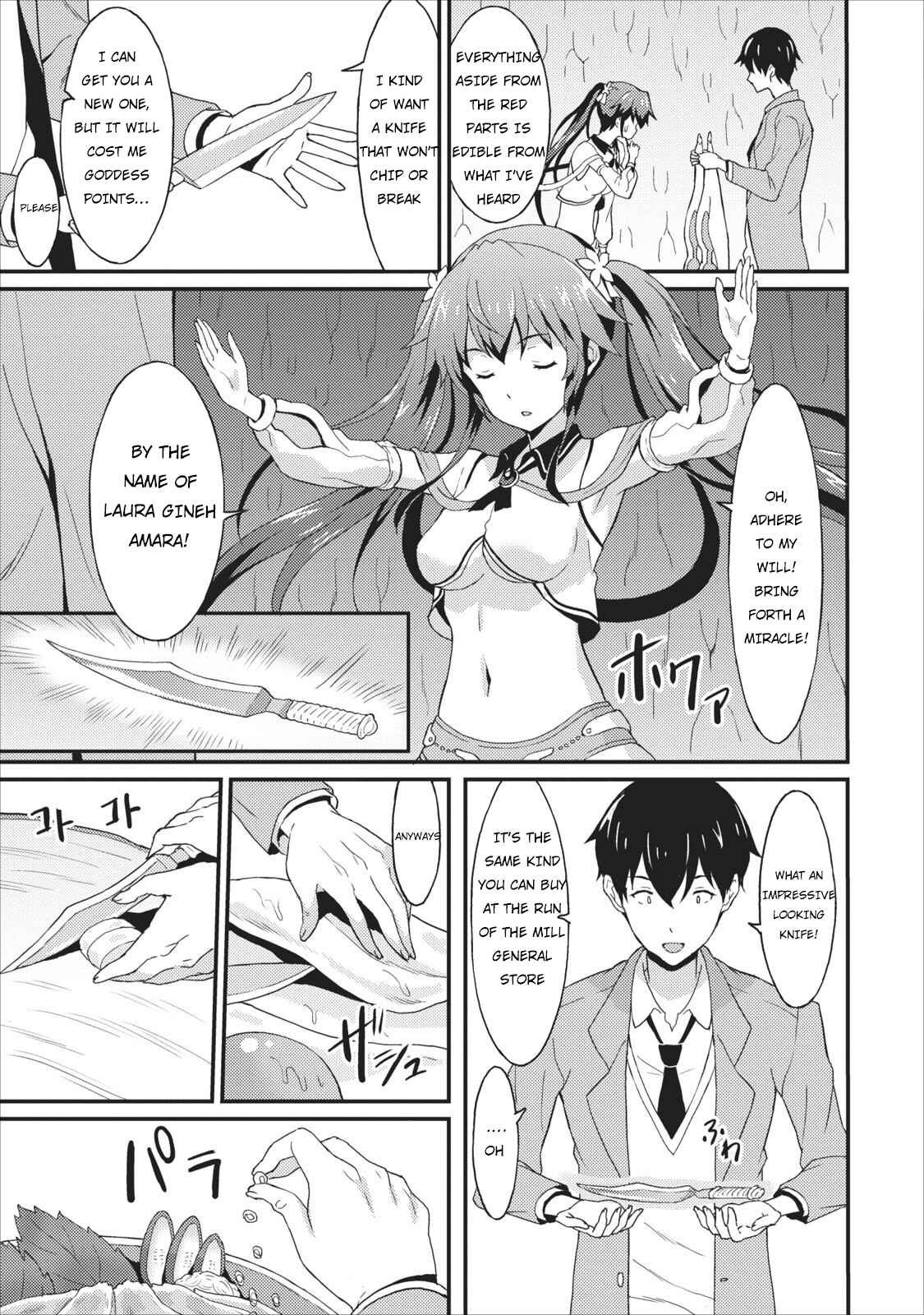 Page 34 Chapter 1 Taberu Dake de Level-Up! Damegami to Issho ni Isekai Musou