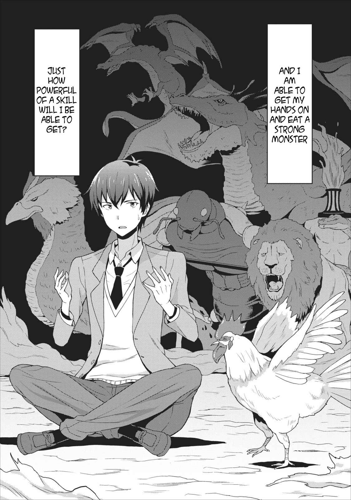 Page 40 Chapter 1 Taberu Dake de Level-Up! Damegami to Issho ni Isekai Musou