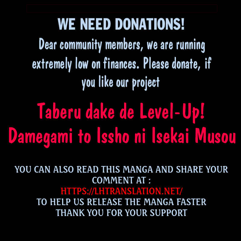 Page 42 Chapter 1 Taberu Dake de Level-Up! Damegami to Issho ni Isekai Musou