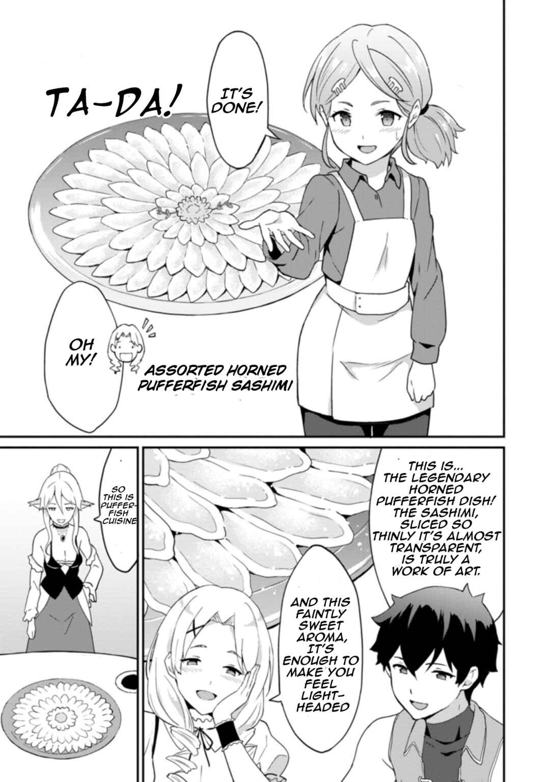 Page 1 Chapter 22.2 Taberu Dake de Level-Up! Damegami to Issho ni Isekai Musou