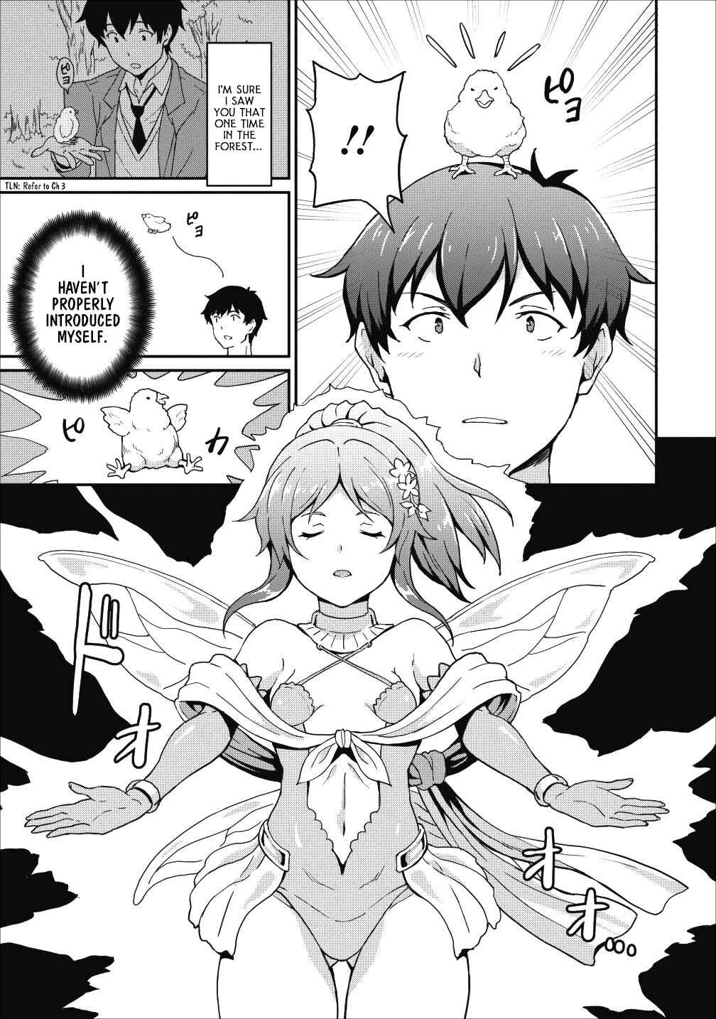 Page 4 Chapter 9.2 Taberu Dake de Level-Up! Damegami to Issho ni Isekai Musou