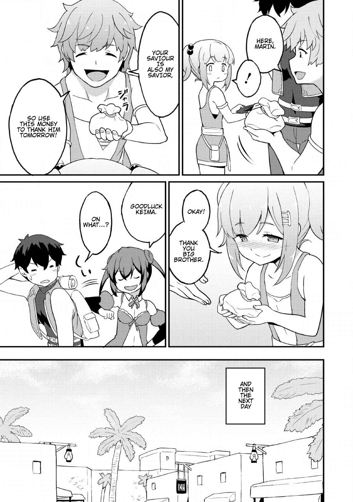 Page 15 Chapter 19 Taberu Dake de Level-Up! Damegami to Issho ni Isekai Musou