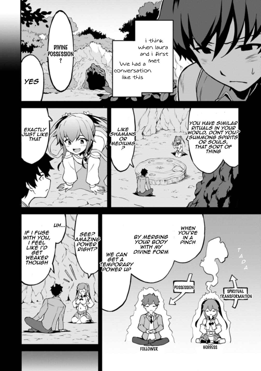 Page 2 Chapter 24.2 Taberu Dake de Level-Up! Damegami to Issho ni Isekai Musou