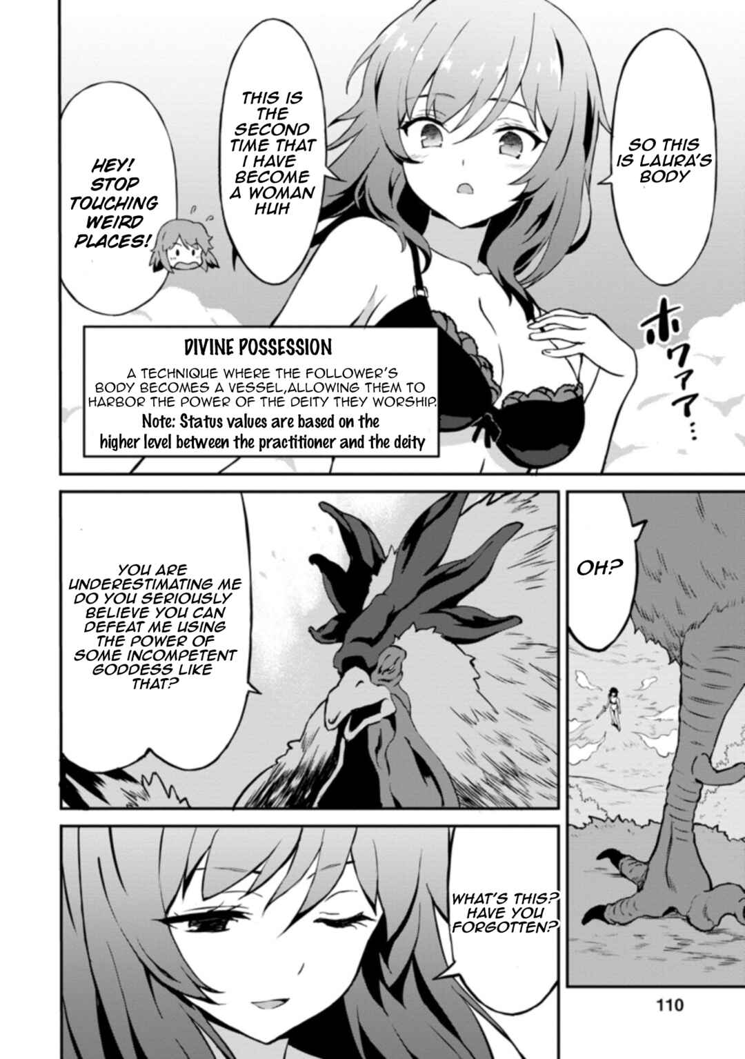 Page 8 Chapter 24.2 Taberu Dake de Level-Up! Damegami to Issho ni Isekai Musou
