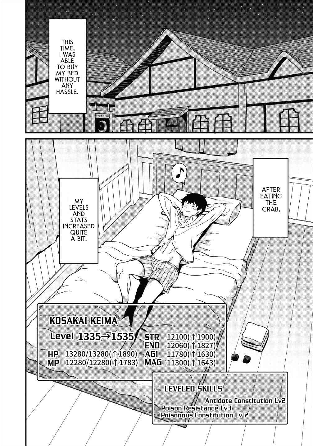 Page 16 Chapter 9.1 Taberu Dake de Level-Up! Damegami to Issho ni Isekai Musou