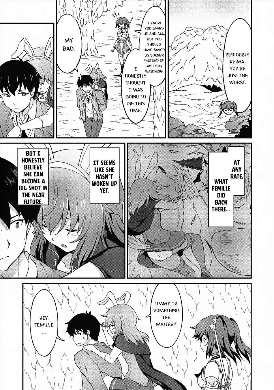 Page 32 Chapter 11 Taberu Dake de Level-Up! Damegami to Issho ni Isekai Musou