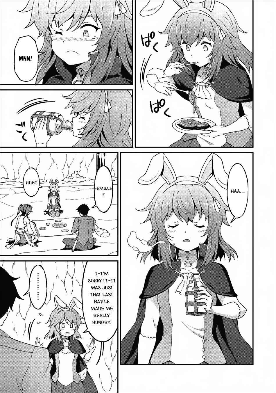 Page 8 Chapter 11 Taberu Dake de Level-Up! Damegami to Issho ni Isekai Musou