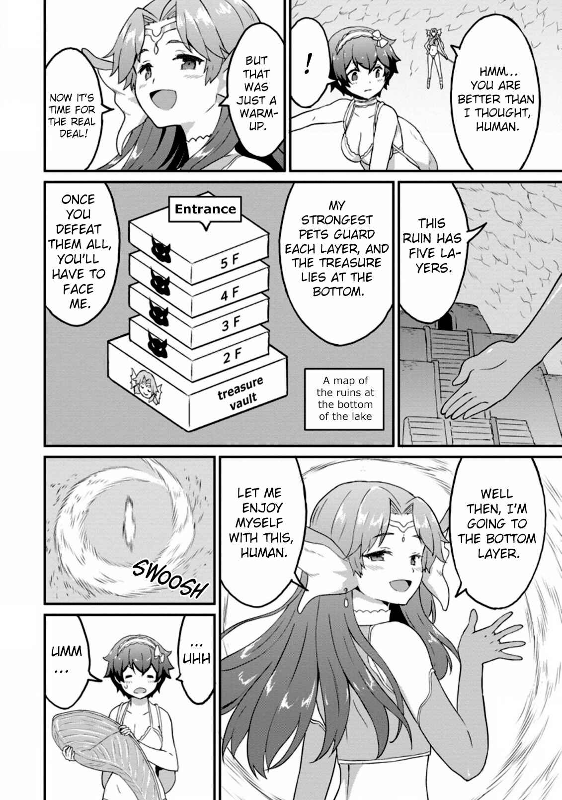 Page 7 Chapter 21.3 Taberu Dake de Level-Up! Damegami to Issho ni Isekai Musou