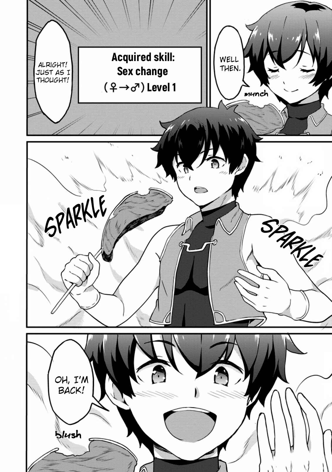 Page 9 Chapter 21.3 Taberu Dake de Level-Up! Damegami to Issho ni Isekai Musou