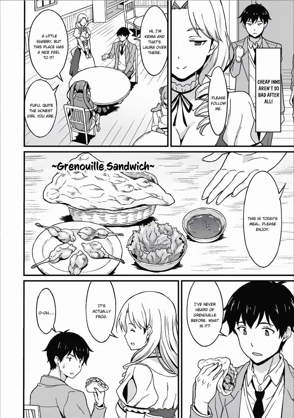Page 21 Chapter 4 Taberu Dake de Level-Up! Damegami to Issho ni Isekai Musou