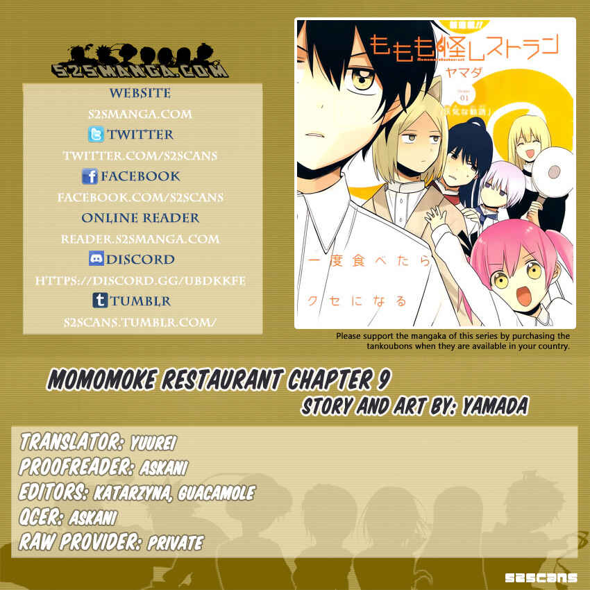 Page 1 Chapter 9 Momomoke Restaurant