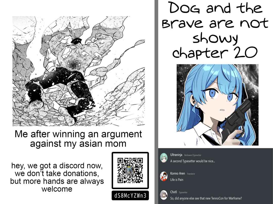 Page 30 Chapter 20 Dogs and the Brave Are Not Showy