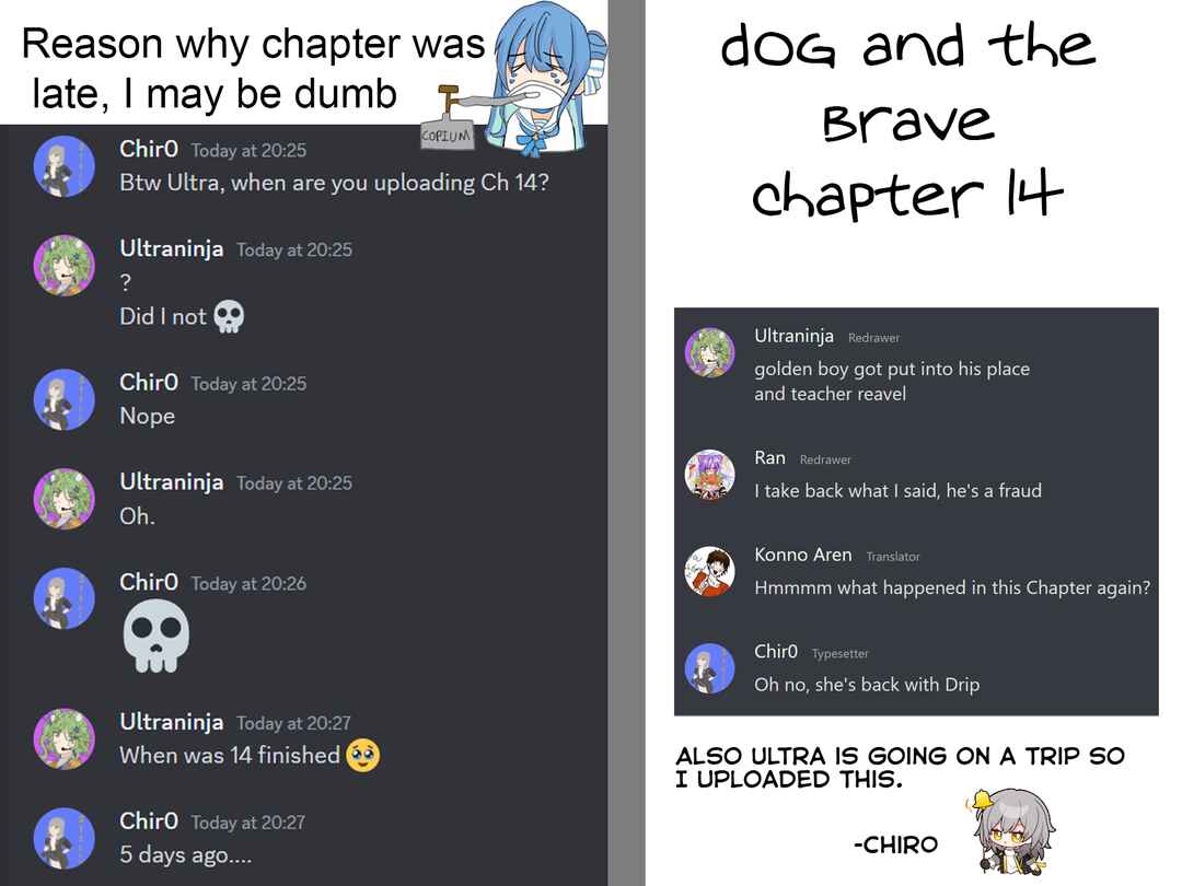Page 34 Chapter 14 Dogs and the Brave Are Not Showy