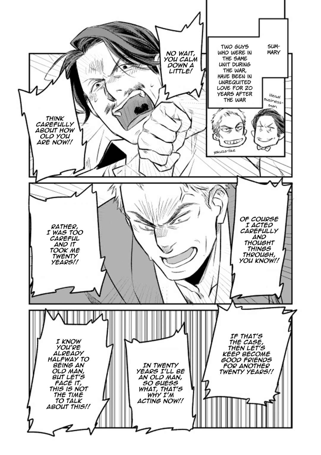 Page 1 Chapter Unknown_8f9d Shouwappoi Funiki de Ojisan × Ojisan