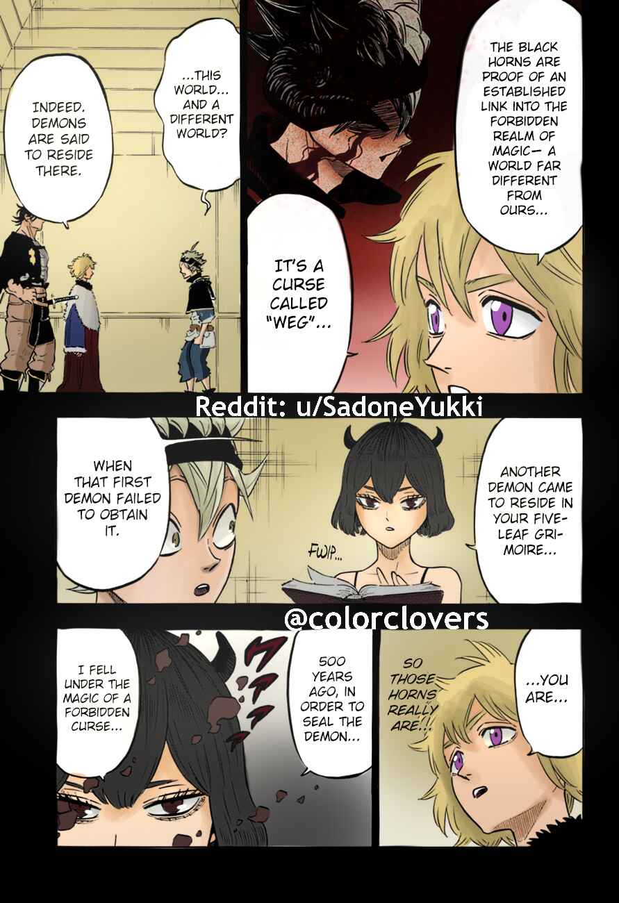 Page 4 Chapter 216 Black Clover (Fan Colored)