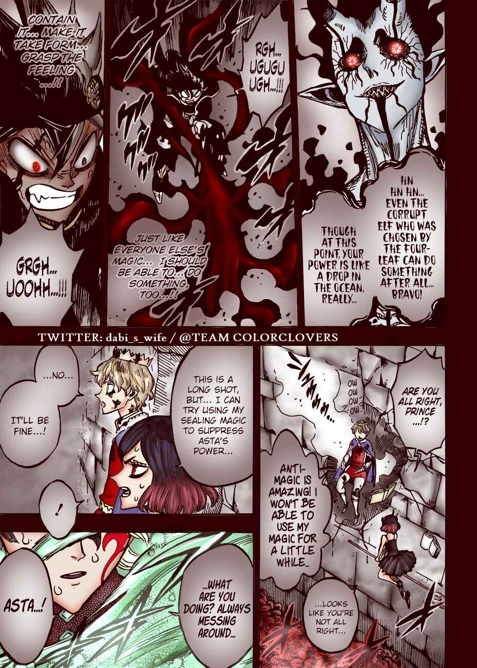 Page 12 Chapter 208 Black Clover (Fan Colored)