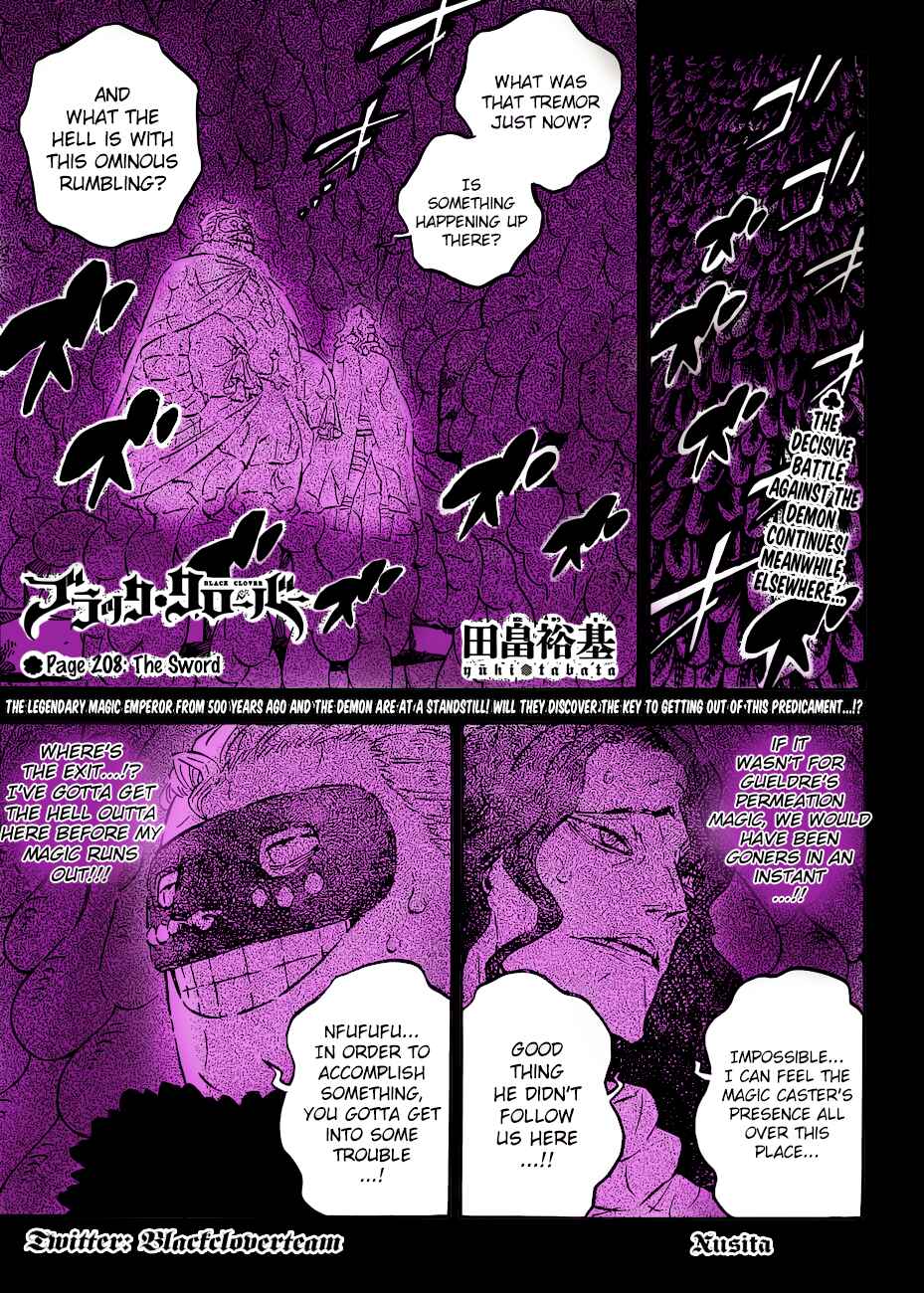 Page 3 Chapter 208 Black Clover (Fan Colored)